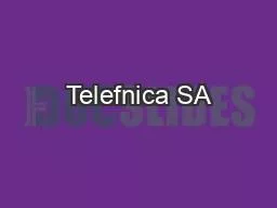 Telefnica SA