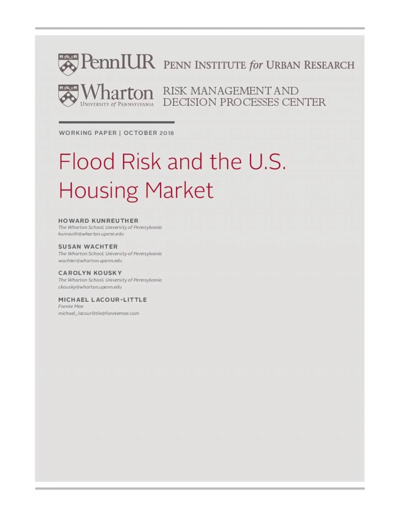 PDF-Flood Risk and the US