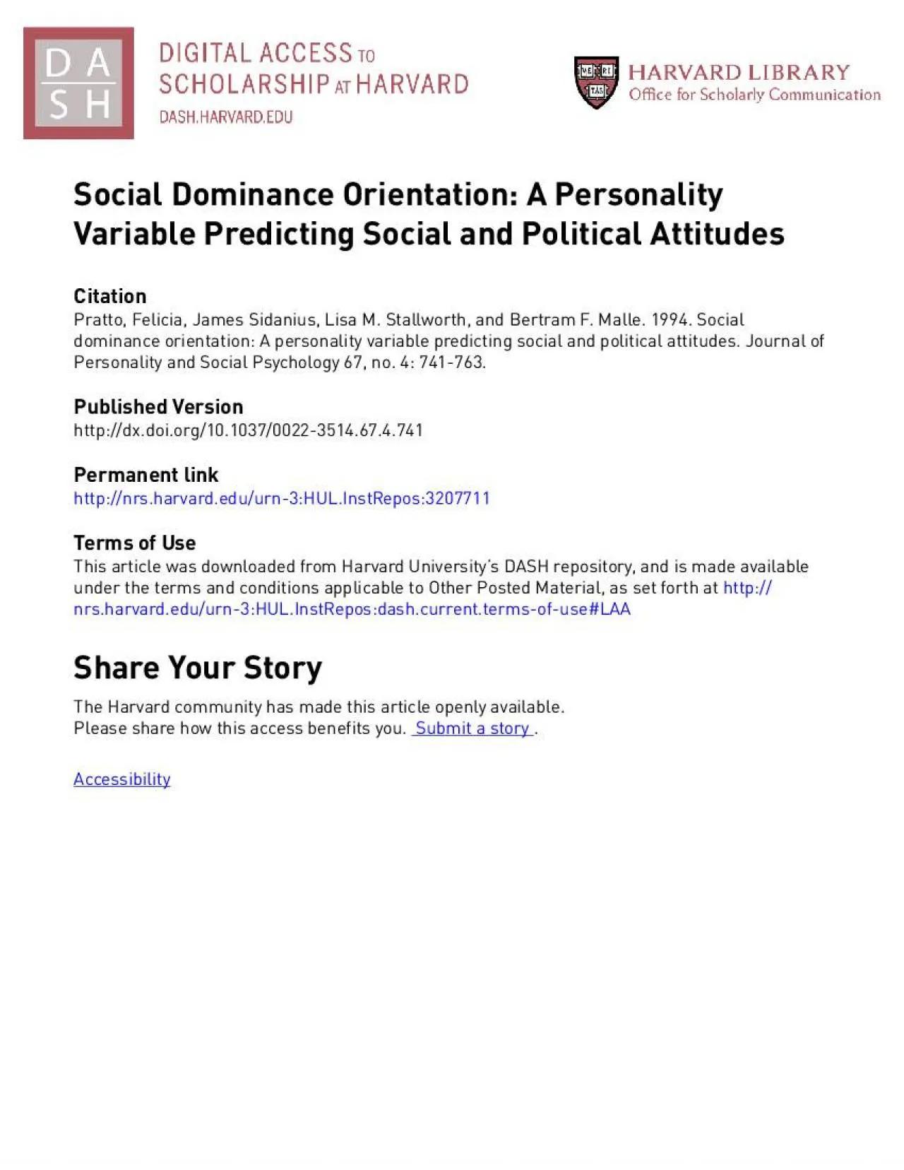 PDF-dominance orientation