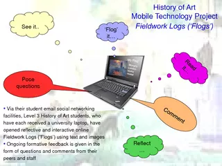 History of art mobile technology project field work logs