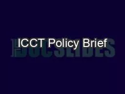 ICCT Policy Brief