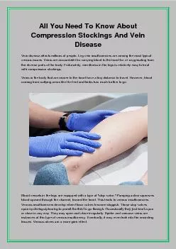 All You Need To Know About Compression Stockings And Vein Disease
