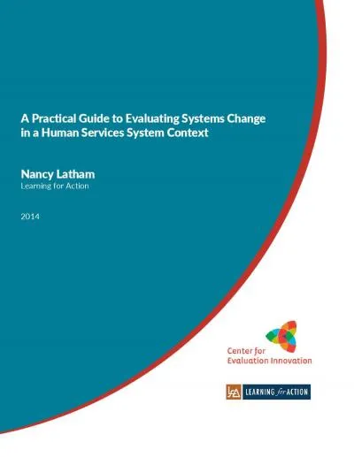 A Practical Guide to Evaluating Systems Change