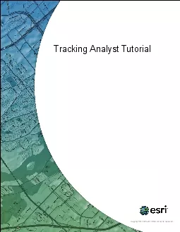 Tracking Analyst Tutorial