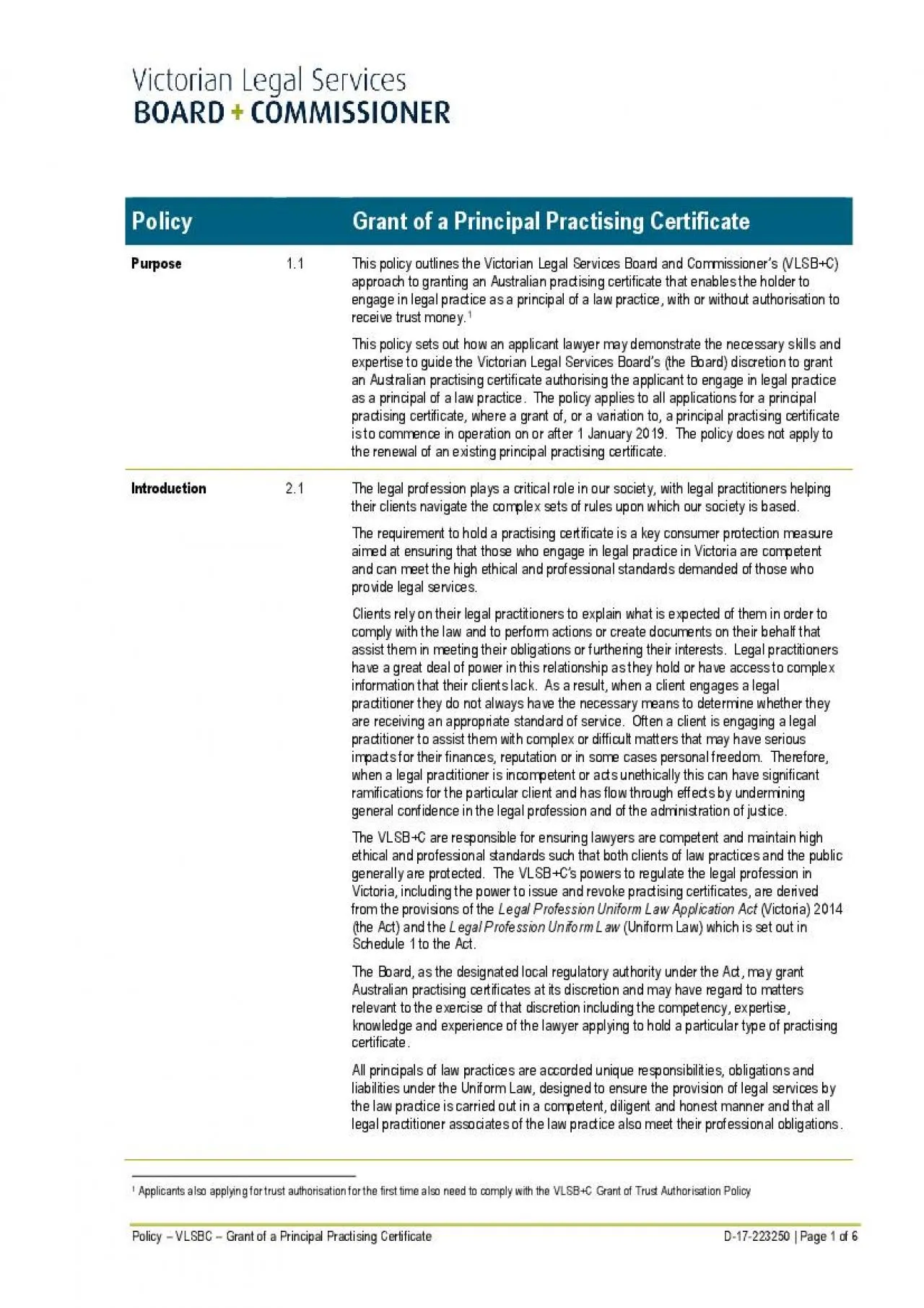 PDF-Grant of a Principal Practising Certificate