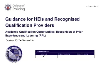 Guidance for HEIs and