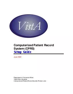 Computerized Patient Record