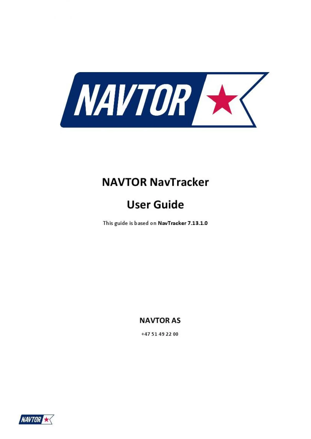 PDF-NAVTOR NavTracker