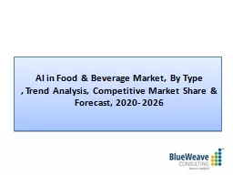 AI In Food & Beverage Market Analysis, Growth