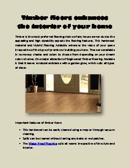 Timber floors enhances the interior of your home