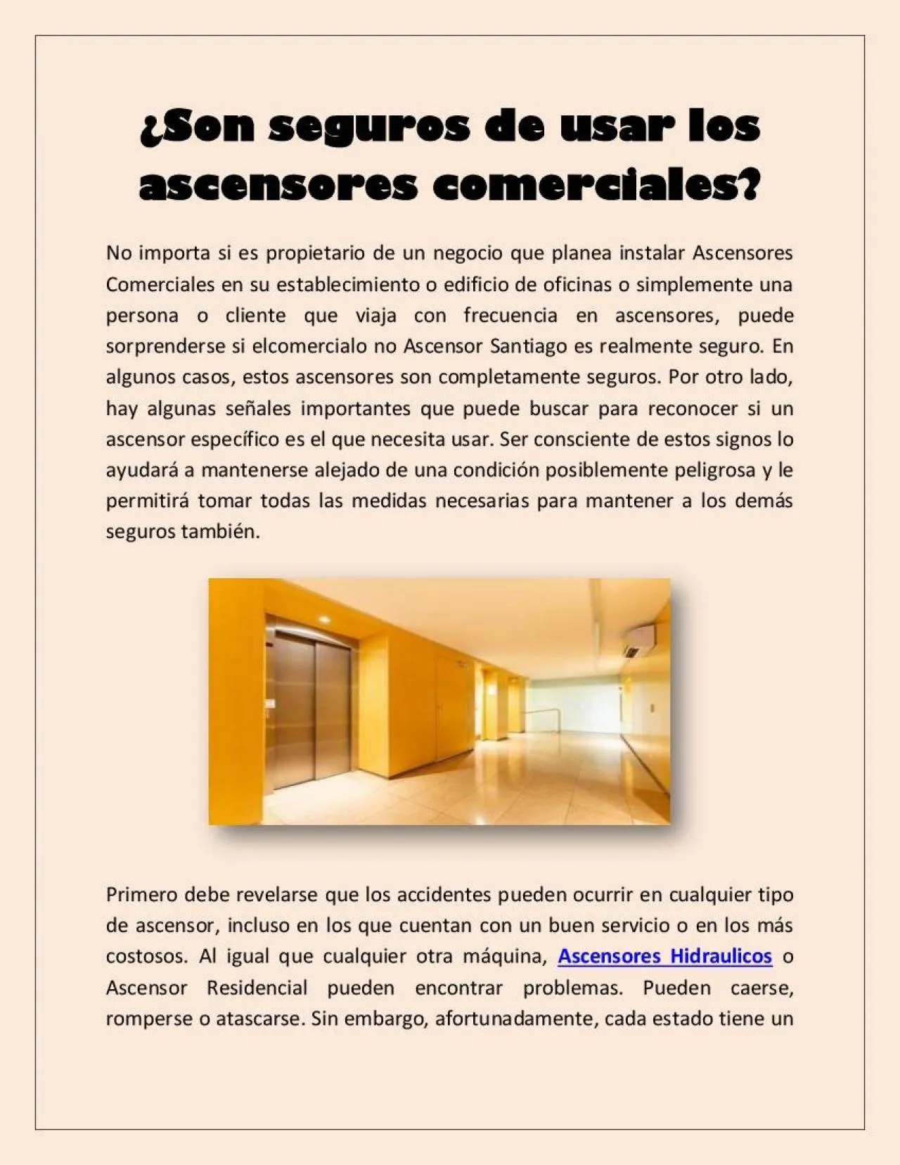 PDF-¿Son seguros de usar los ascensores comerciales?