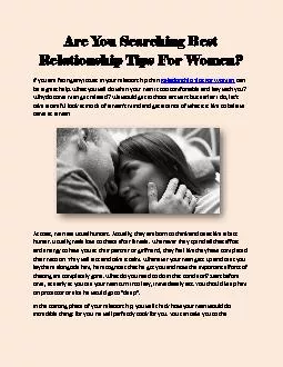 Are You Searching Best Relationship Tips For Women?