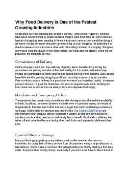 Why Food Delivery is One of the Fastest Growing Industries
