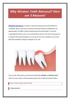Why Wisdom Teeth Removal? Here are 3 Reasons!