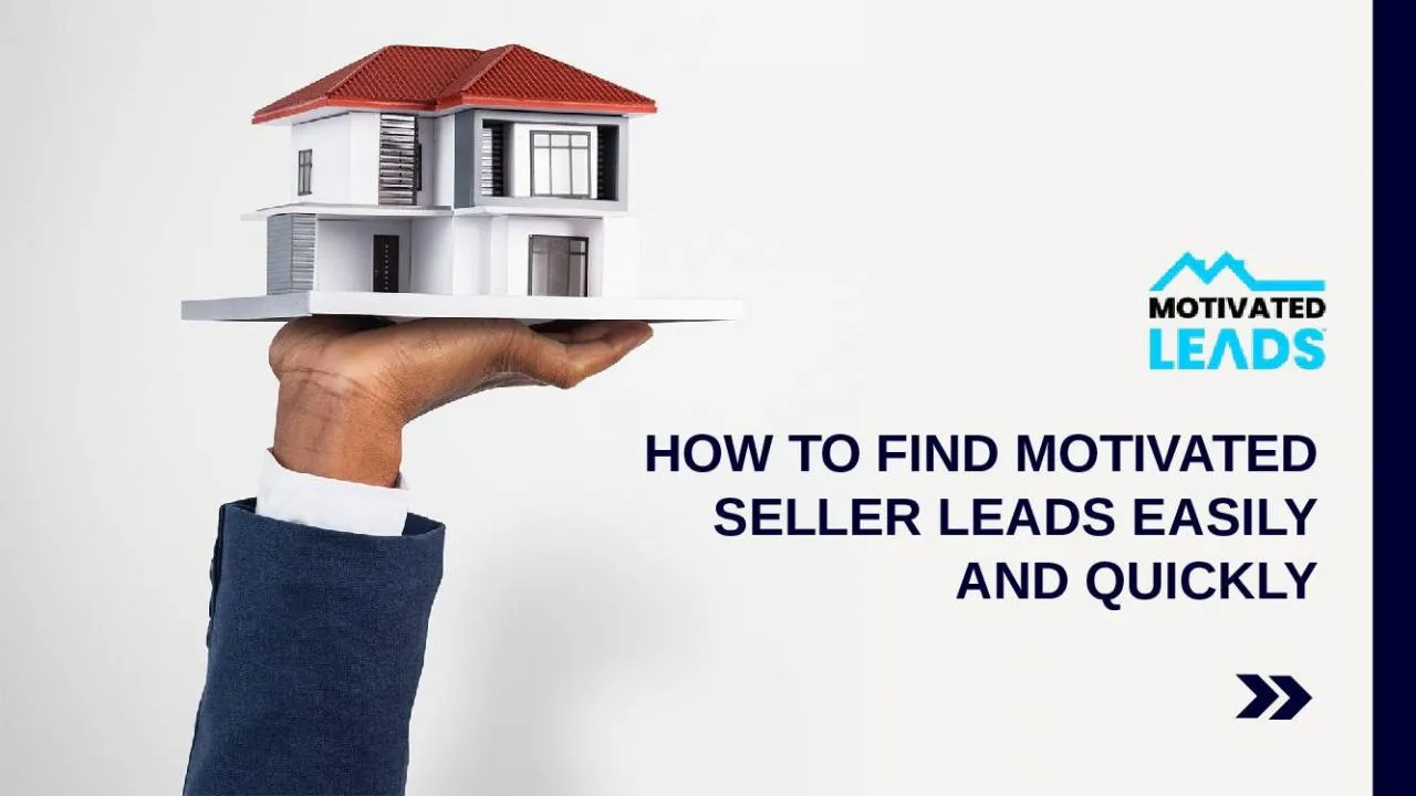 PPT-Unique Ways to Find Motivated Seller Leads in 2021