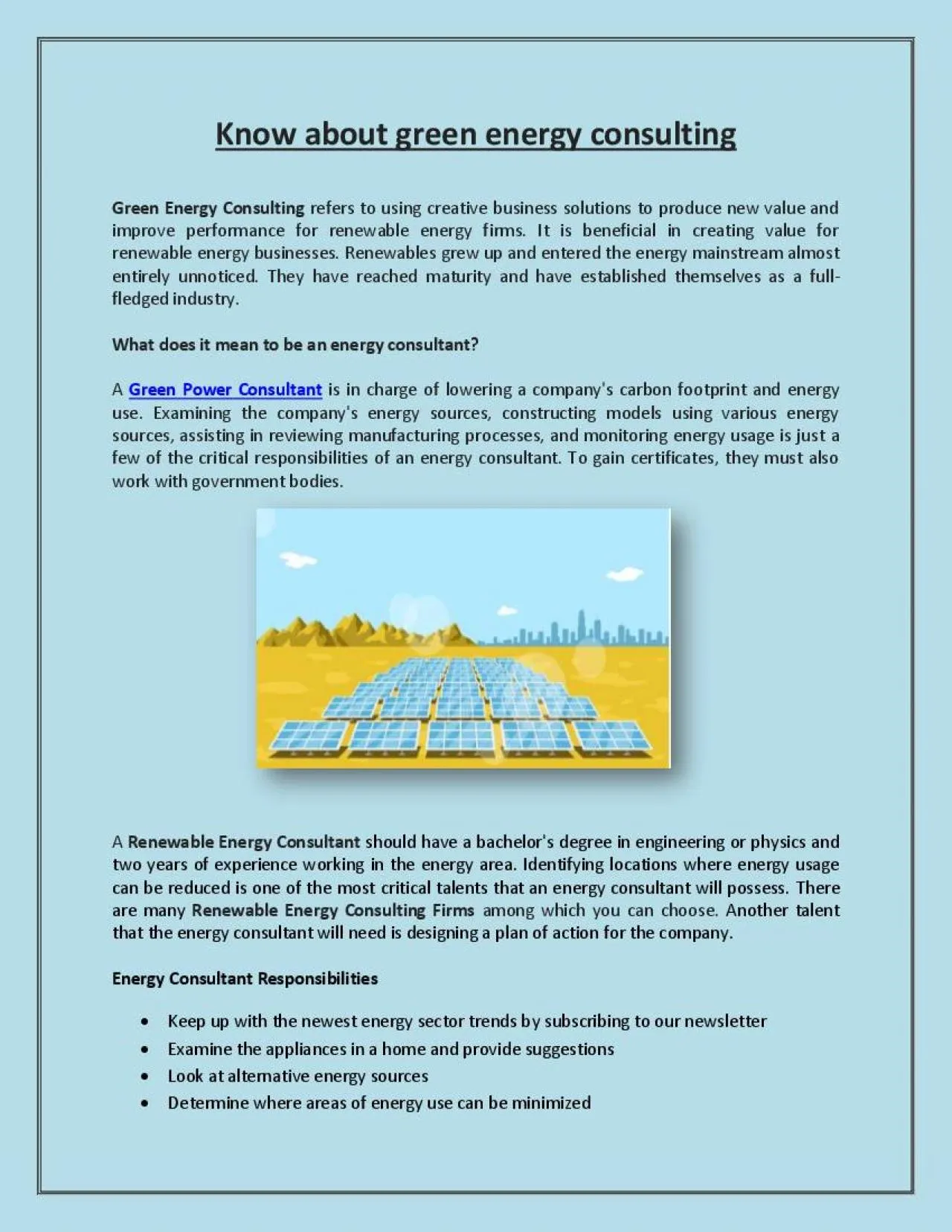 PDF-Know about green energy consulting