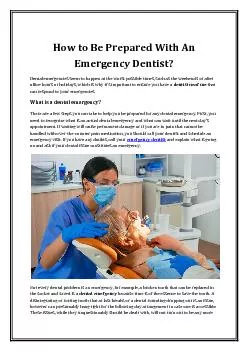 How to Be Prepared With An Emergency Dentist