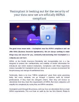 Voximplant is looking out for the security of your data: now we are officially HIPAA compliant