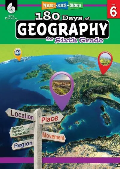 [DOWNLOAD] -  180 Days of Social Studies: Grade 6 - Daily Geography Workbook for Classroom