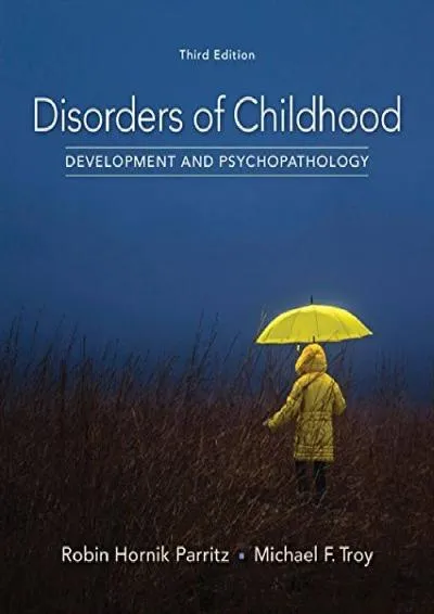 [EBOOK] -  Disorders of Childhood: Development and Psychopathology