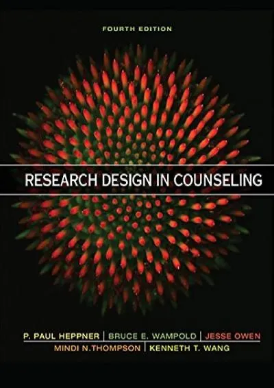 [READ] -  Research Design in Counseling