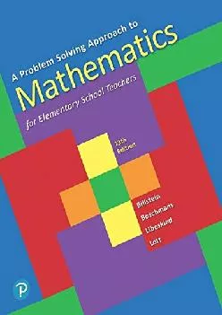 [DOWNLOAD] -  A Problem Solving Approach to Mathematics for Elementary School Teachers