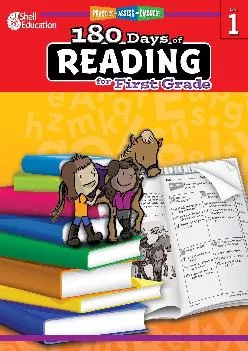 [EBOOK] -  180 Days of Reading: Grade 1 - Daily Reading Workbook for Classroom and Home, Sight Word Comprehension and Phonics Practic...