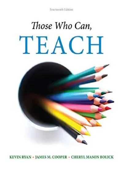 [READ] -  Those Who Can, Teach