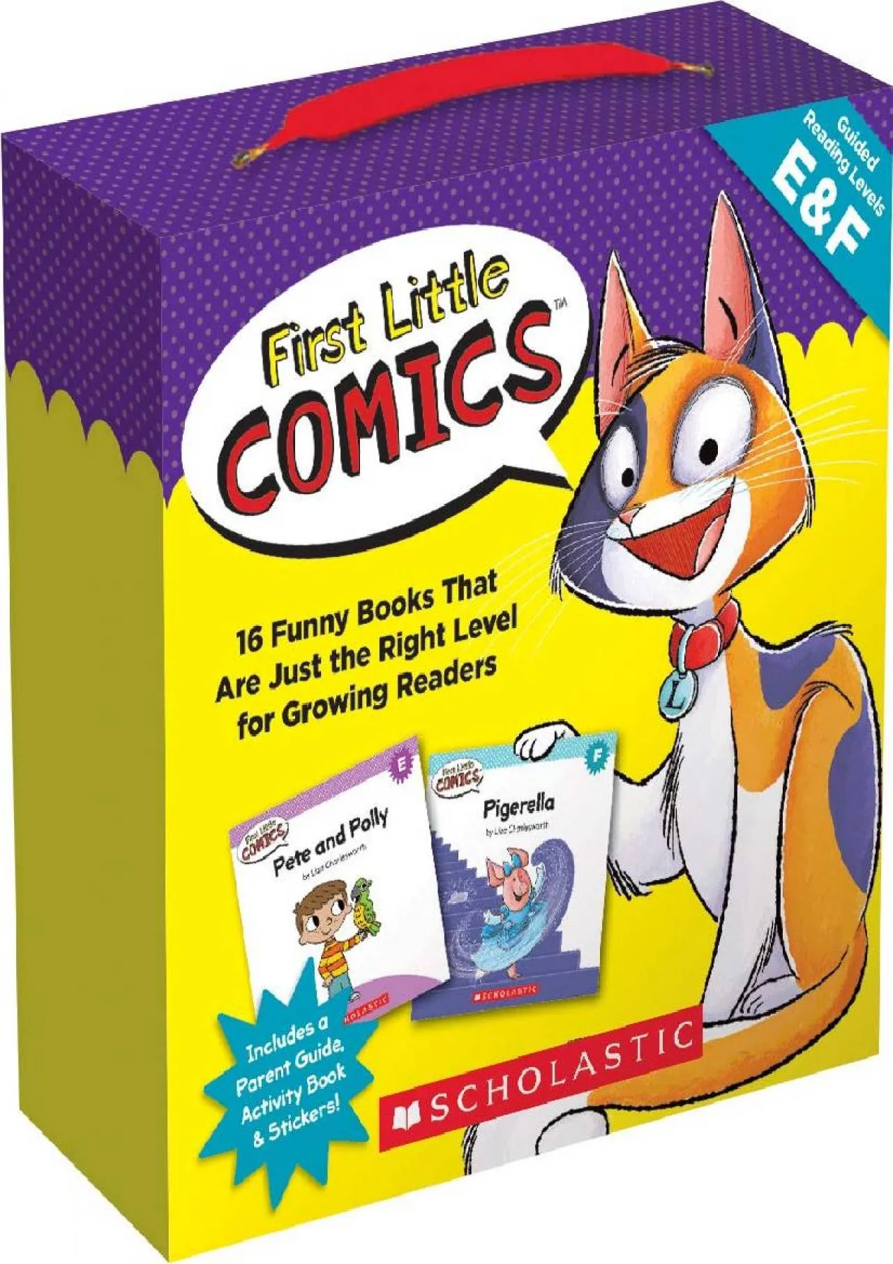 PDF-[READ] - First Little Comics Parent Pack: Levels E & F: 16 Funny Books That Are Just