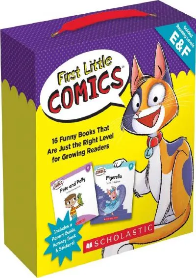 [READ] -  First Little Comics Parent Pack: Levels E & F: 16 Funny Books That Are Just the Right Level for Growing Readers