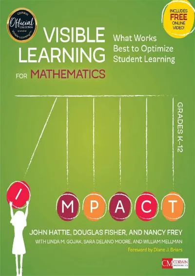 [DOWNLOAD] -  Visible Learning for Mathematics, Grades K-12: What Works Best to Optimize Student Learning (Corwin Mathematics Series)