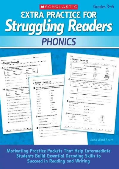 [READ] -  Extra Practice for Struggling Readers: Phonics: Motivating Practice Packets