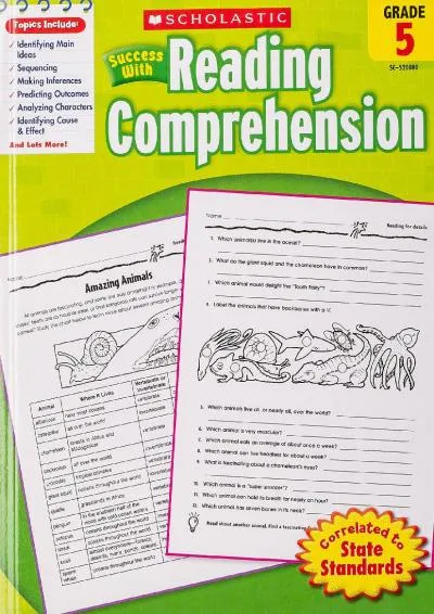 [DOWNLOAD] -  Scholastic Success with Reading Comprehension, Grade 5