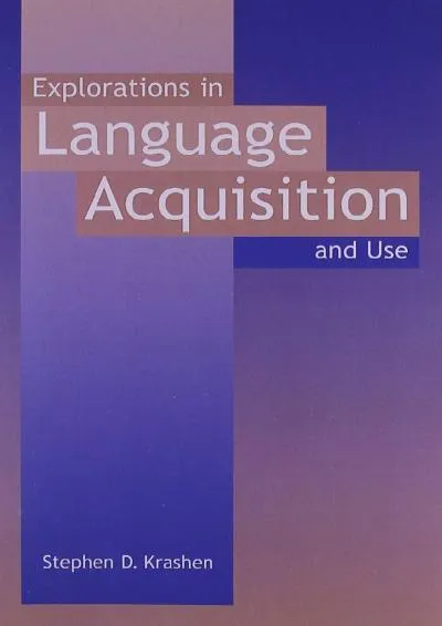 [EBOOK] -  Explorations in Language Acquisition and Use