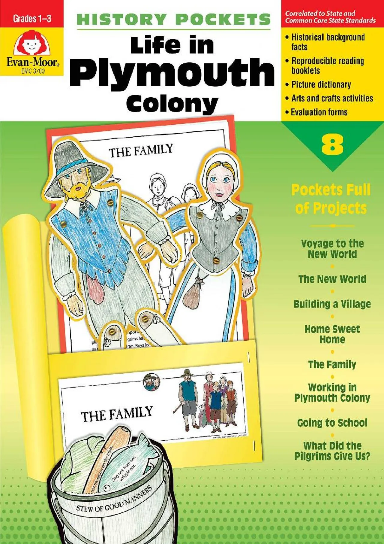 PDF-[DOWNLOAD] - History Pockets: Life in Plymouth Colony, Grades 1-3