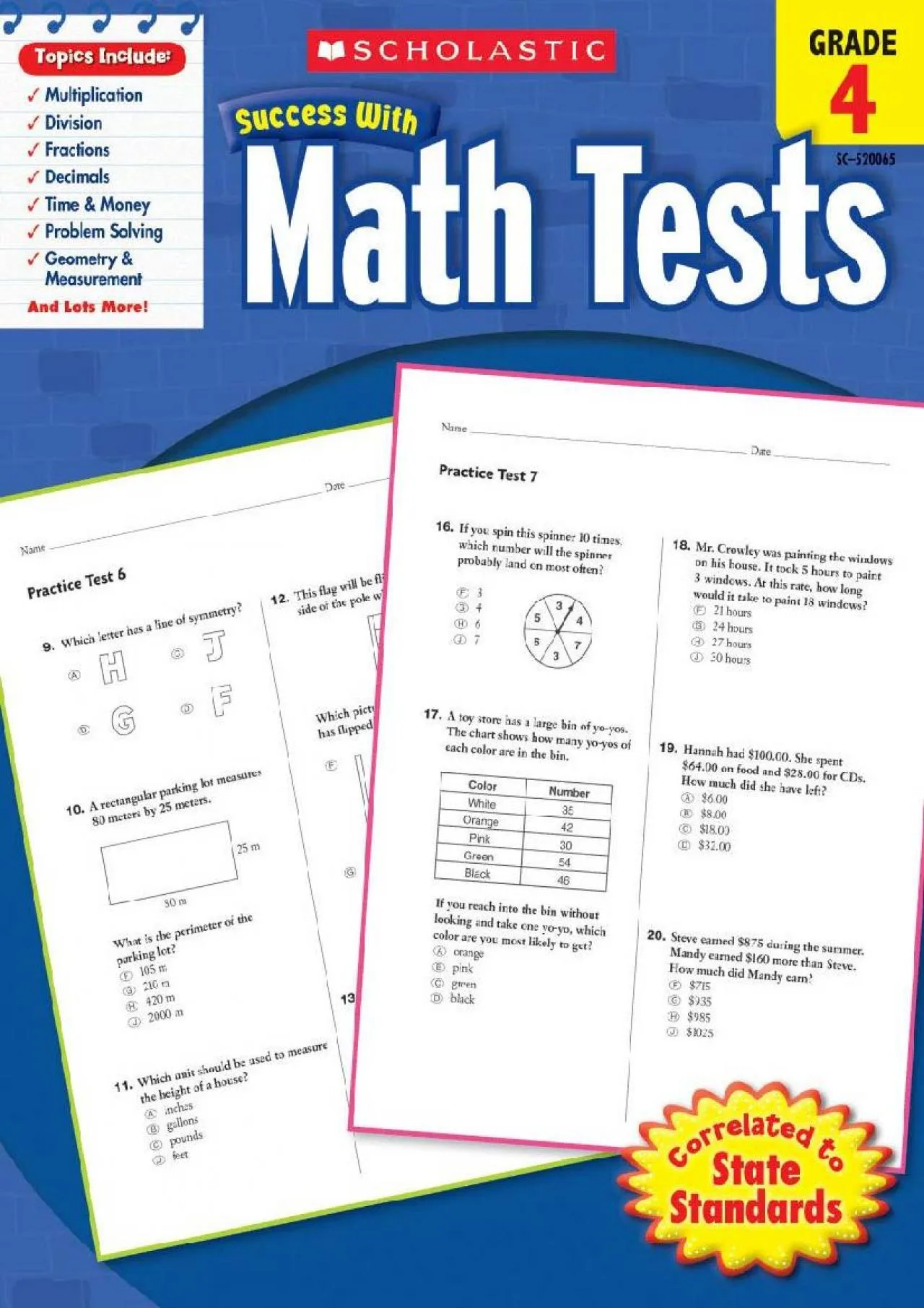 PDF-[DOWNLOAD] - Scholastic Success with Math Tests, Grade 4