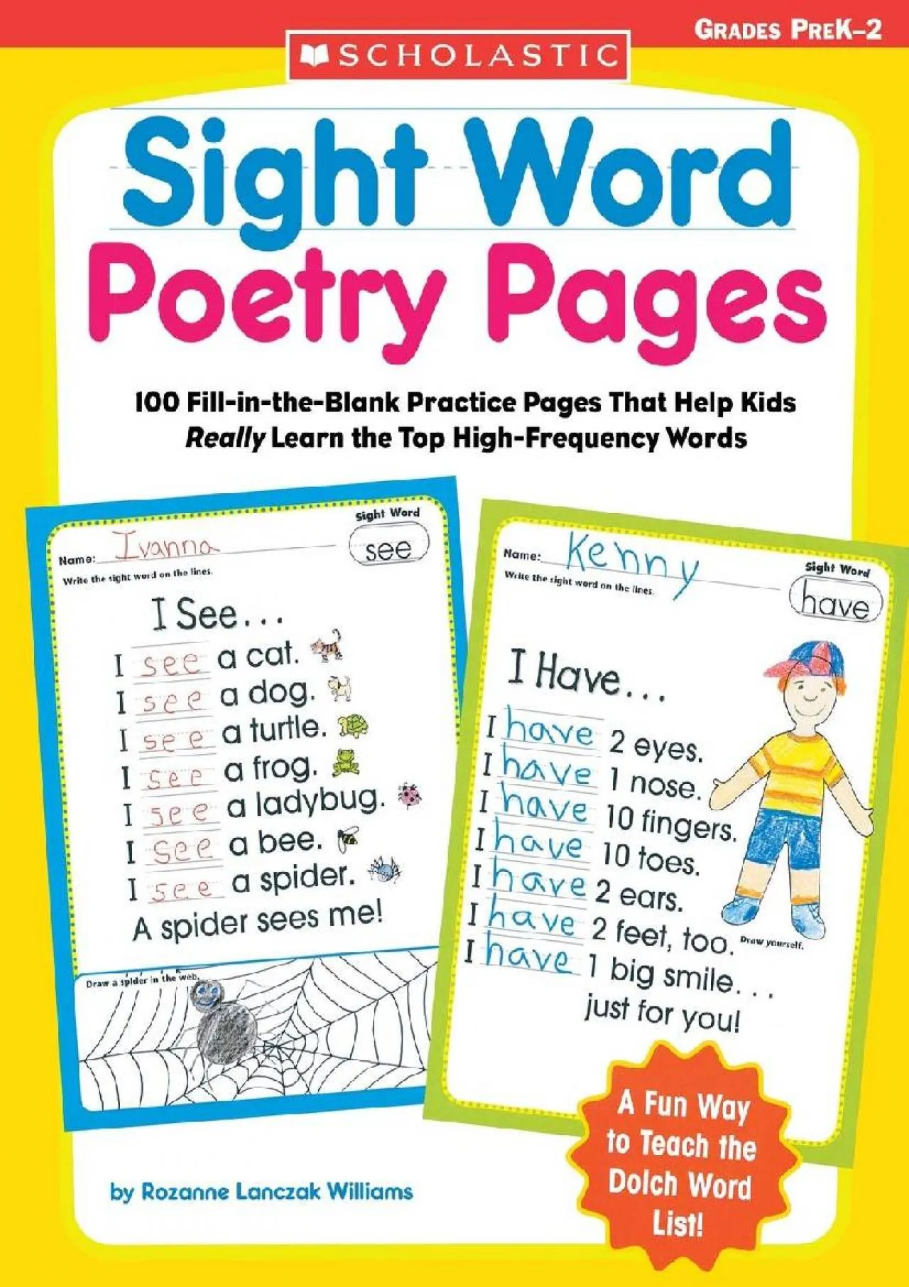 PDF-[DOWNLOAD] - Sight Word Poetry Pages: 100 Fill-in-the-Blank Practice Pages That Help