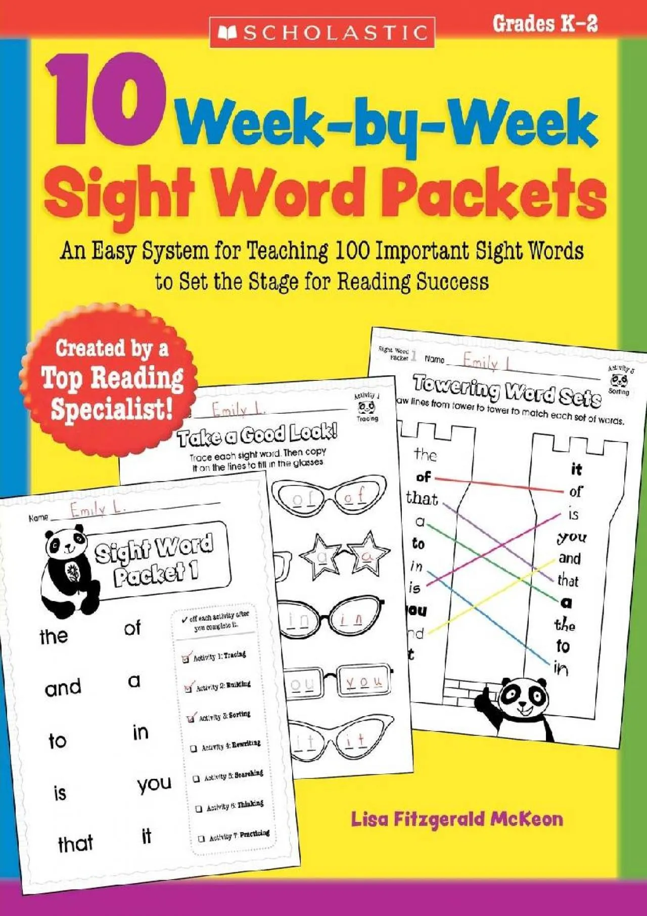 PDF-[EBOOK] - 10 Week-by-Week Sight Word Packets: An Easy System for Teaching 100 Important