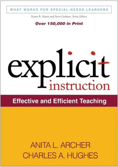 [READ] -  Explicit Instruction: Effective and Efficient Teaching (What Works for Special-Needs Learners)