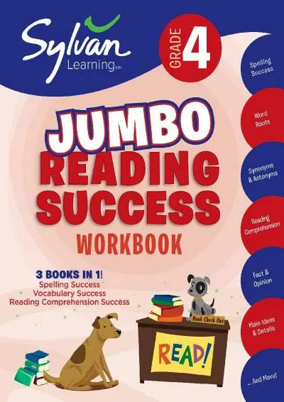 [EPUB] -  4th Grade Jumbo Reading Success Workbook: 3 Books in 1--Spelling Success, Vocabulary