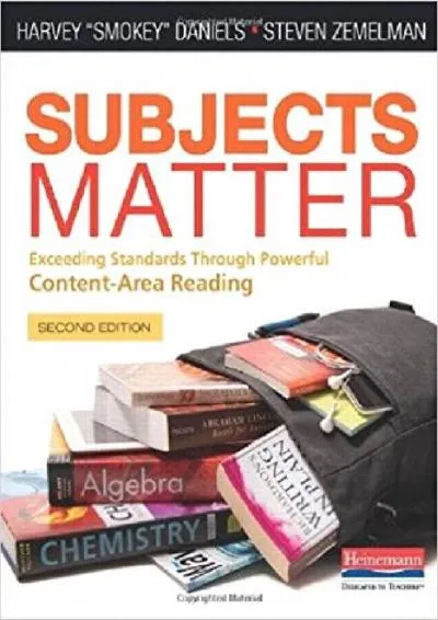 [DOWNLOAD] -  Subjects Matter, Second Edition: Exceeding Standards Through Powerful Content-Area Reading