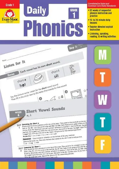 [EBOOK] -  Daily Phonics, Grade 1