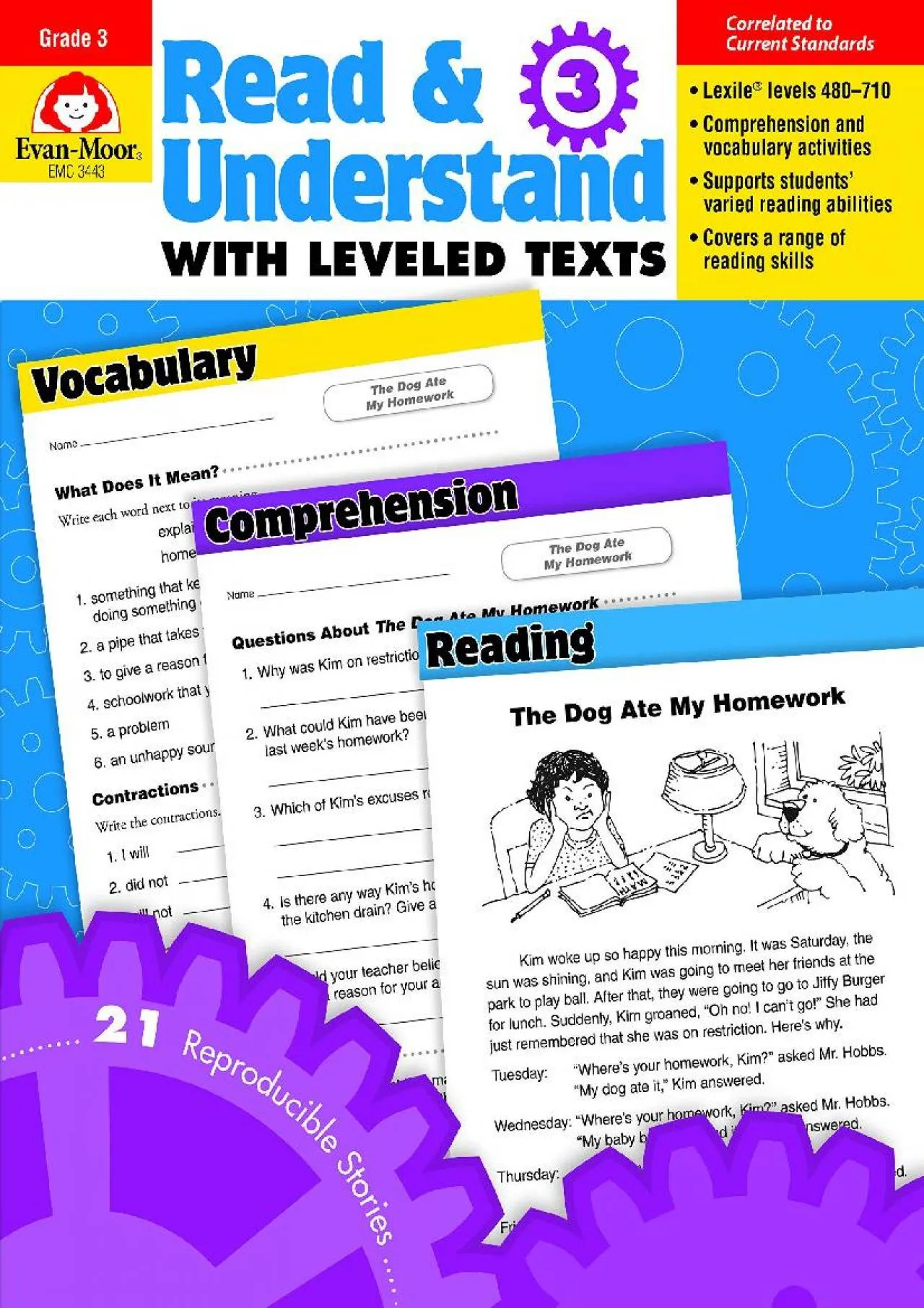 PDF-[READ] - Read & Understand with Leveled Texts, Grade 3