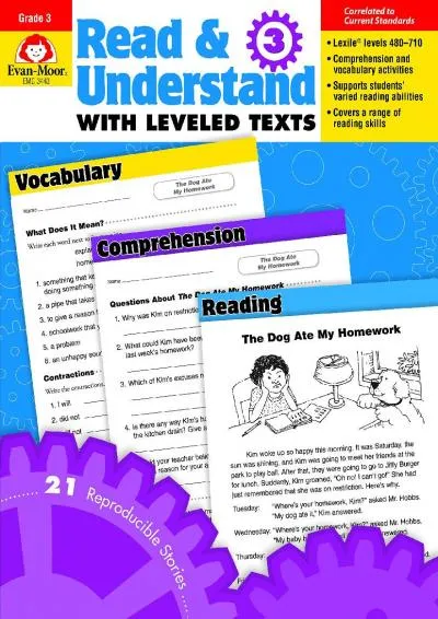 [READ] -  Read & Understand with Leveled Texts, Grade 3