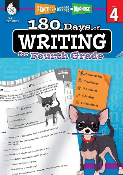 [EBOOK] -  180 Days of Writing for Fourth Grade - An Easy-to-Use Fourth Grade Writing