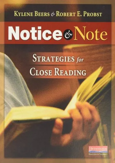 [EPUB] -  Notice & Note: Strategies for Close Reading