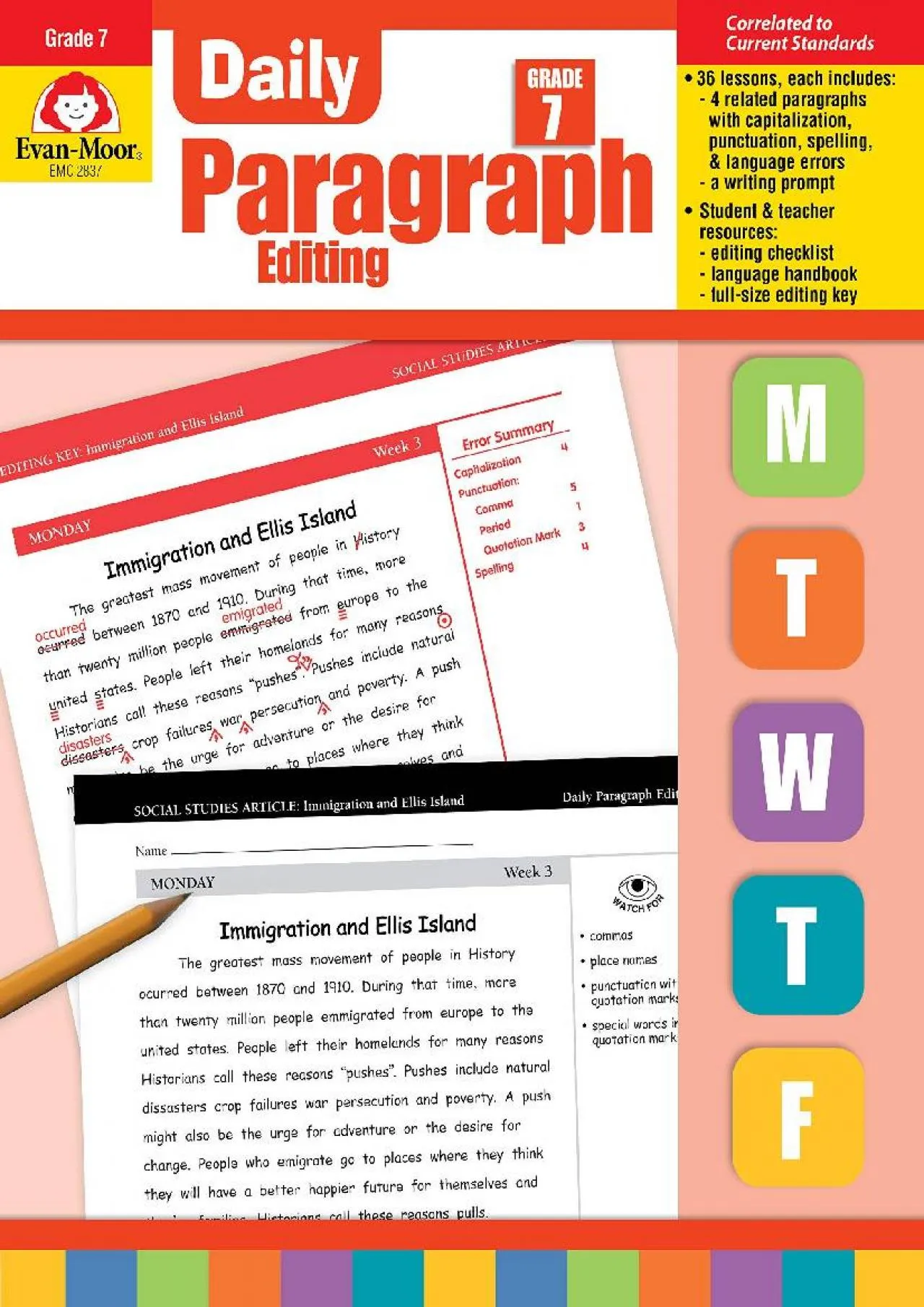 PDF-[EBOOK] - Evan-Moor Daily Paragraph Editing, Grade 7