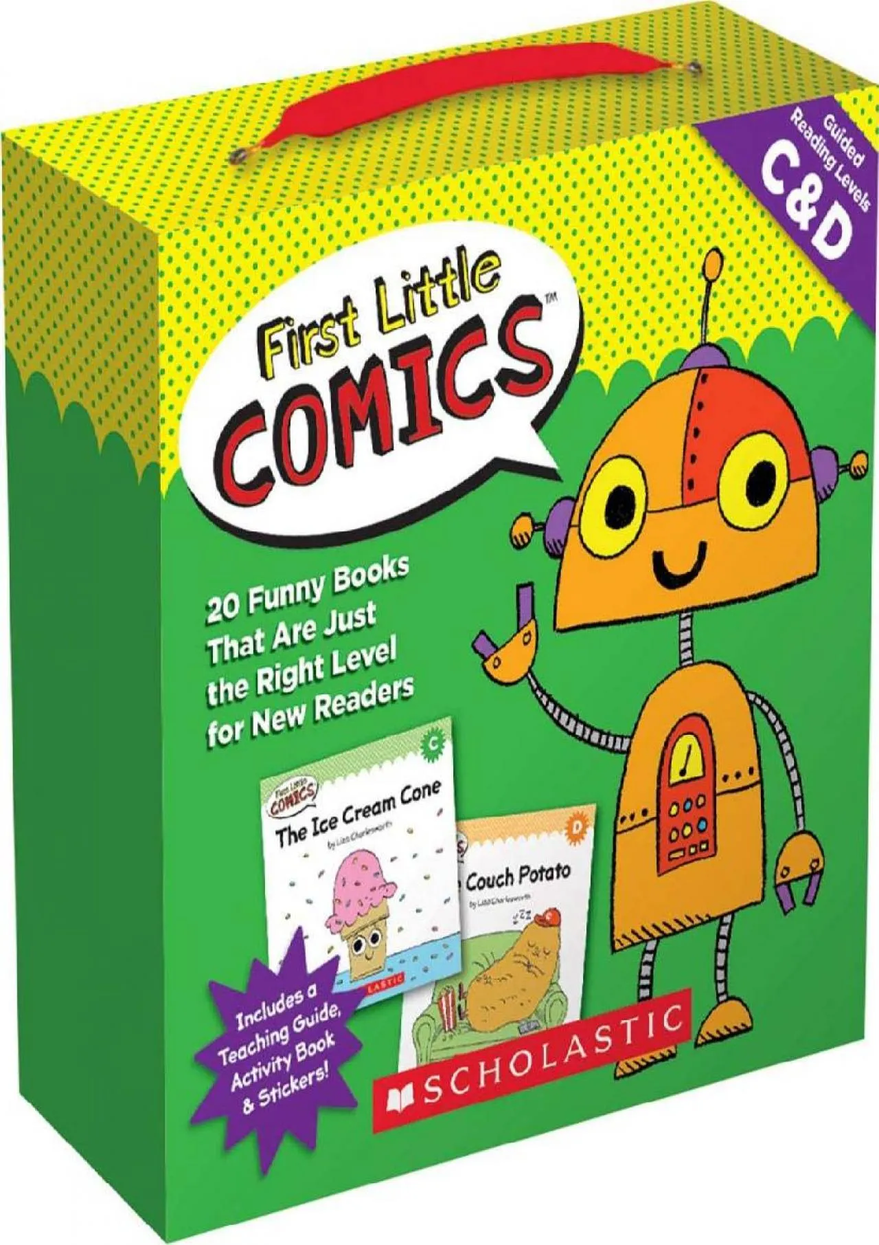 PDF-[DOWNLOAD] - First Little Comics Parent Pack: Levels C & D: 20 Funny Books That Are Just