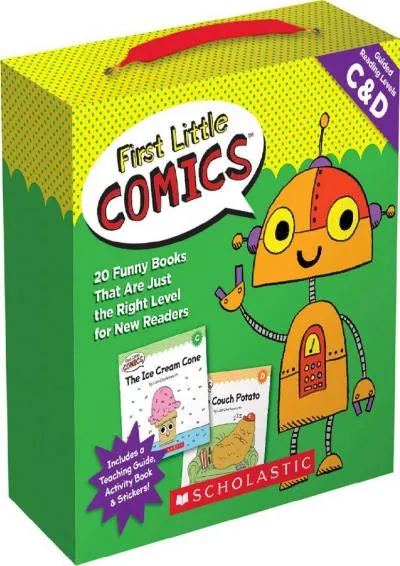 [DOWNLOAD] -  First Little Comics Parent Pack: Levels C & D: 20 Funny Books That Are Just