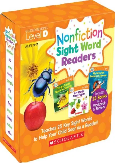 [READ] -  Nonfiction Sight Word Readers Parent Pack Level D: Teaches 25 key Sight Words to Help Your Child Soar as a Reader!